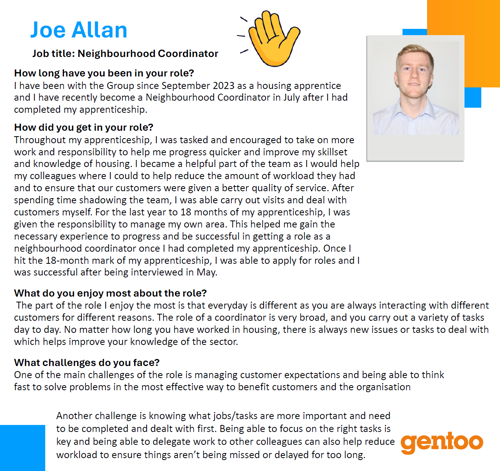 Read about Joe, a neighbourhood coordinator