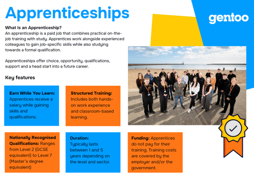 View our apprenticeship fact sheet