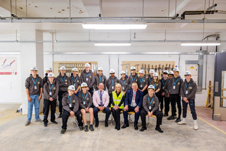 Image of our Trades Academy students