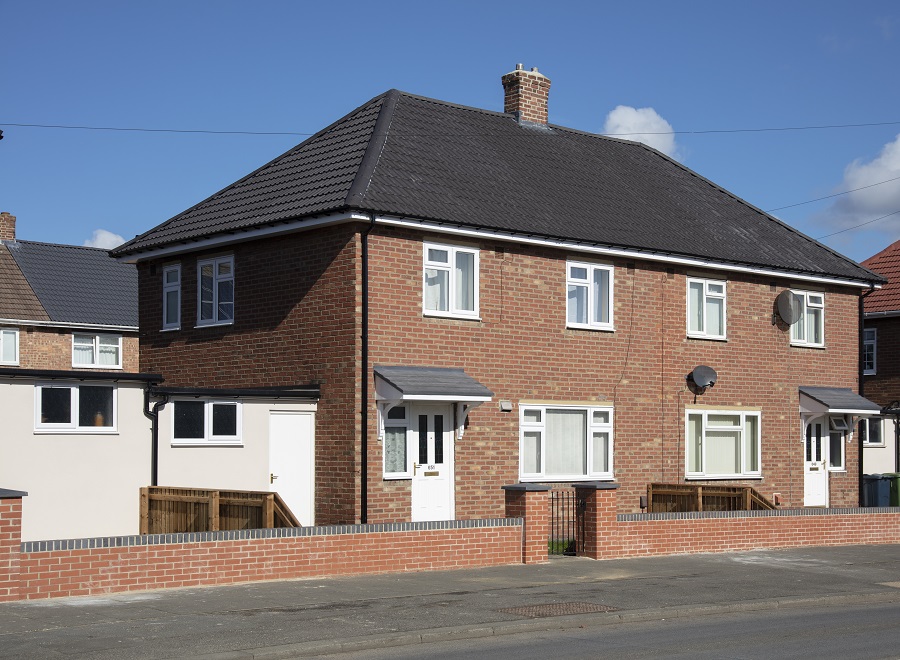 Image of semi-detached house after investment work