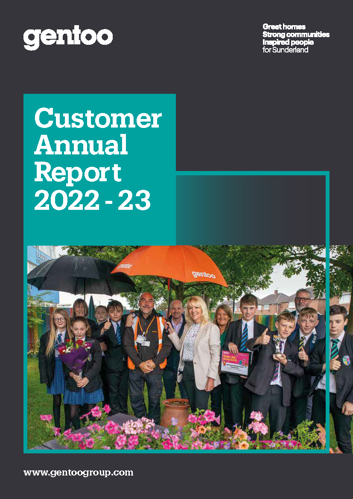 Customer Annual Report front cover